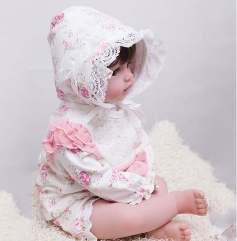 半額品 リボーンドール 女の子 赤ちゃん人形 ベビー人形 ベビードール トドラー 綿ボディ 55cm かわいいフードつきベビー服 格安 Olsonesq Com