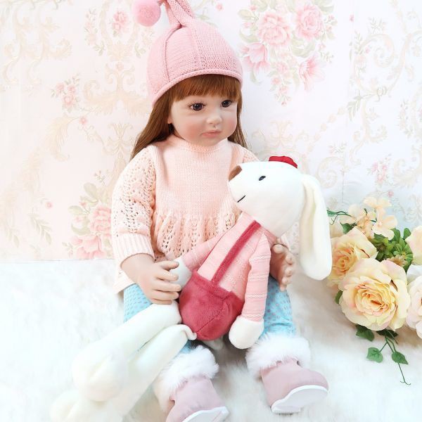 国産特価 60 マーケット - プレイワン au PAY マーケット店|商品ロットナンバー:39037 cm女の子の王女の人形 現実的なソフトシリコーン人形 リボーンベビードール リアルなビニールガールの通販はau PAY 超特価新品