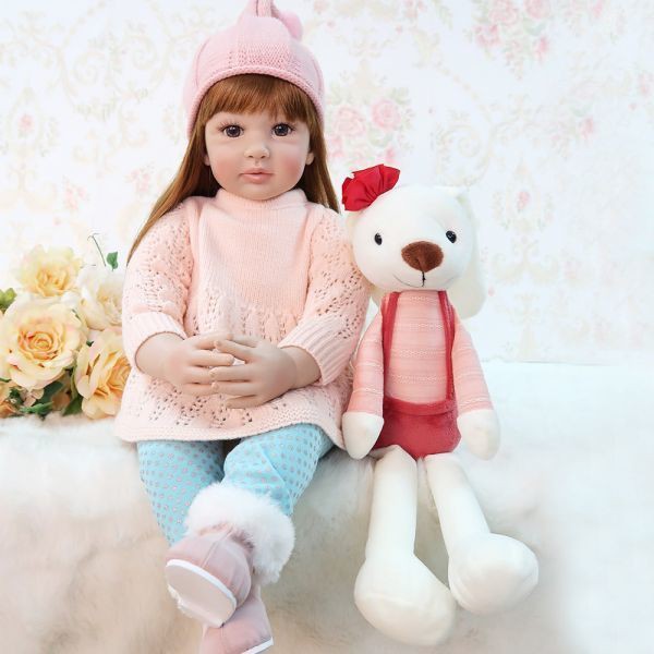 国産特価 60 マーケット - プレイワン au PAY マーケット店|商品ロットナンバー:39037 cm女の子の王女の人形 現実的なソフトシリコーン人形 リボーンベビードール リアルなビニールガールの通販はau PAY 超特価新品