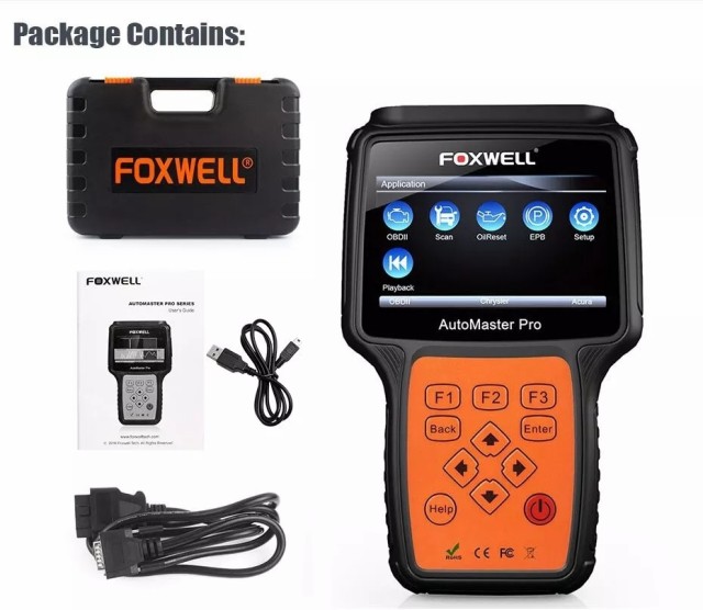 残りわずか Foxwell Nt614 Obd2 スキャナエンジン Abs Srs エアバッグ伝送コードリーダー Epb オイルリセット車診断 Obd 2 自動車スキャナ メール便なら送料無料 Olsonesq Com