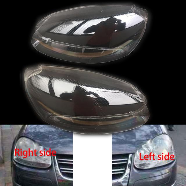 プレミア商品 左右フロント車ヘッドライトレンズカバー交換ヘッドカバー Vw Mk5 うさぎジェッタ Gti 06 09 R32 領収発行可 大人気 Petroleoenergia Com