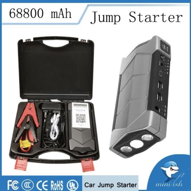 公式 Minifish 600 Mah 多機能 ジャンプスターター ポータブルカー バッテリー 充電器 100 本物保証 Bayounyc Com