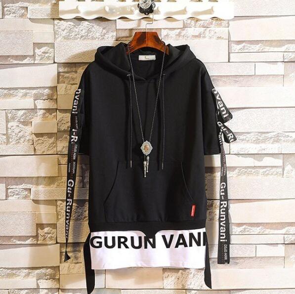 大人気 トップス メンズ フード付き Tシャツ パーカー 英字プリント カットソー リボン付き 春 夏 夏服 おしゃれ 代 30代 カジの通販はau Pay マーケット うらみ販売 商品ロットナンバー