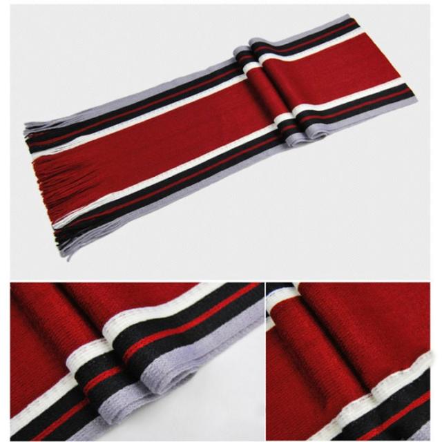 マフラー メンズマフラー マルチカラー ストライプ ストール アクリル ニット ロングマフラー レディース 秋冬 ユニセックス レッド ブの通販はau Pay マーケット ゆうマート 商品ロットナンバー