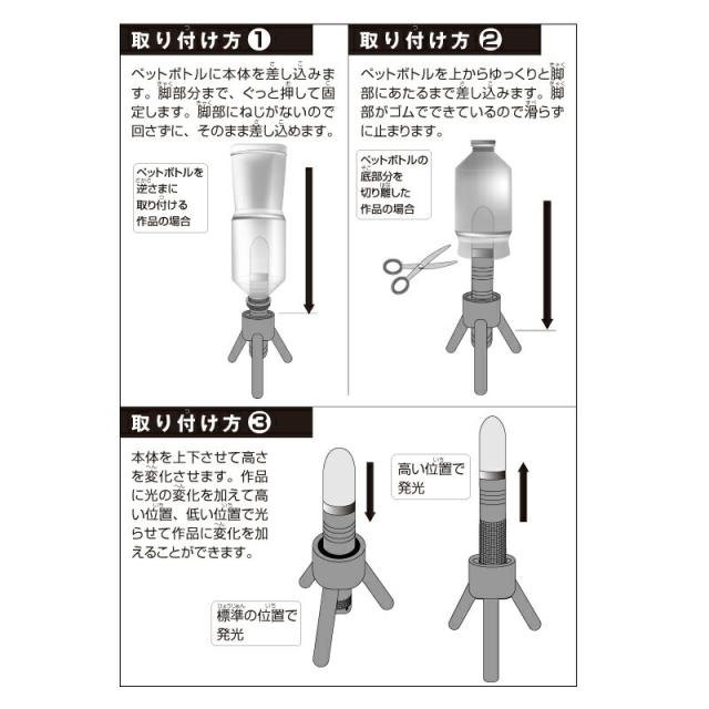 ロケット型 Led ライト ランプ工作 夏休み 工作キット 自由工作 自由研究 手作り 工作 低学年 の通販はau Pay マーケット たのでんｓｈｏｐ Au Pay マーケット店 商品ロットナンバー