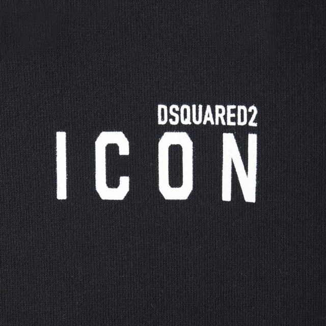 送料無料!!DSQUARED2 ディースクエアード S79GU0010 S25516 ブラック ロゴ スウェット プルオーバー パーカーの通販