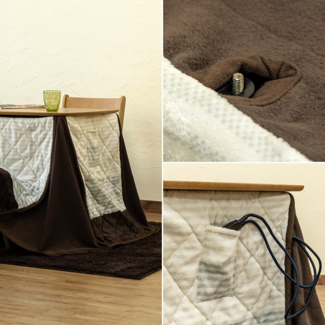好評定番 ダイニングコタツ掛布団セット90x60 PAY マーケット - 温洗通販|商品ロットナンバー KT-D90 ブラウン(BR) ◆90×60cm長方形のダイニングコタツ薄掛けタイプの掛布団のお得な2点セットの通販はau 国内全数検品