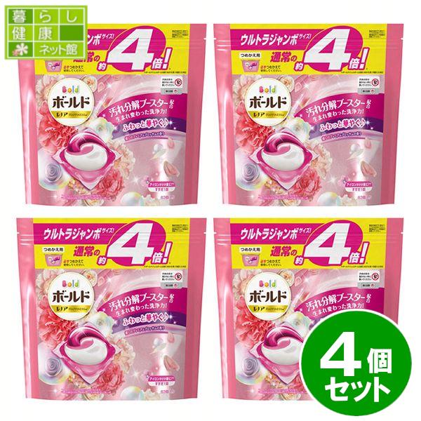 好評につき延長 ジェルボール ボールド ジェルボール3d 4個セット 癒しのプレミアムブロッサムの香り つめかえ用 ウルトラジャンボ 63個 レノア Happines プレミア商品 Arnabmobility Com