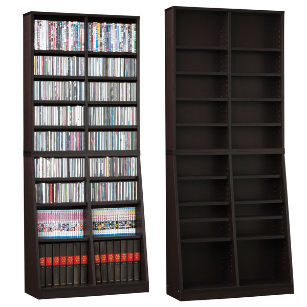 本棚 大容量 薄型 送料無料 奥行30 本棚 高さ180 ほんだな 図鑑 サイズ コミック 文庫本 Dvd Cd の通販はau Wowma ワウマ 収納宅配館 商品ロットナンバー