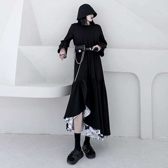 します 病みかわいい デート お呼ばれ 代 30代の通販はau Pay マーケット Ladies Seasonz Shop 商品ロットナンバー 4 ゴスロリ 黒ドレス ワンピ ロング丈 アシンメトリー 大人きれいめ モード系 女子会 わないなど