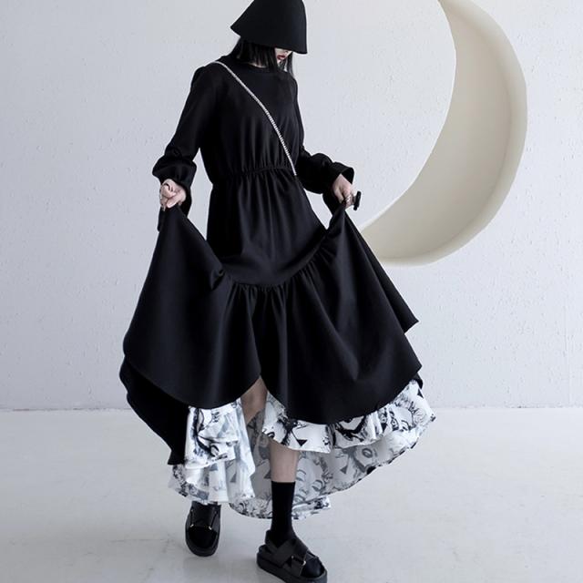 します 病みかわいい デート お呼ばれ 代 30代の通販はau Pay マーケット Ladies Seasonz Shop 商品ロットナンバー 4 ゴスロリ 黒ドレス ワンピ ロング丈 アシンメトリー 大人きれいめ モード系 女子会 わないなど