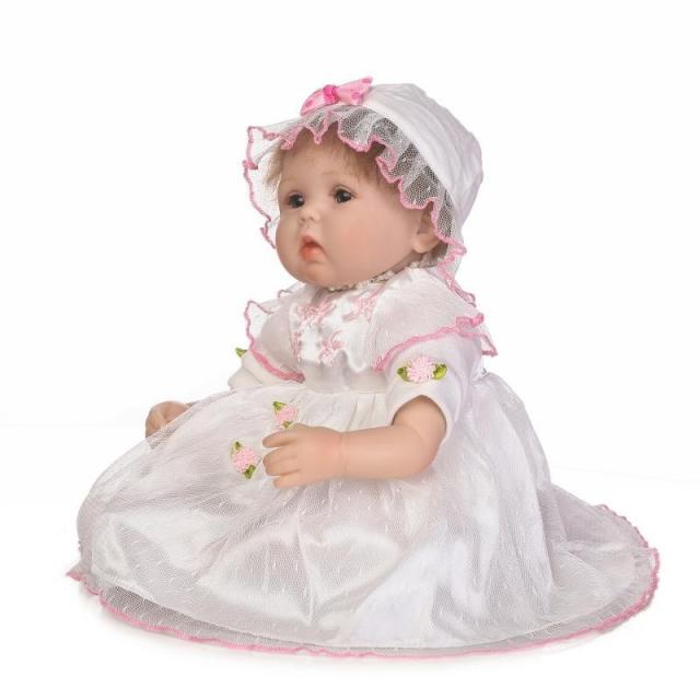 お気にいる リボーンドール リアル赤ちゃん人形 かわいい人形 衣装とおしゃぶり 哺乳瓶付き かわいいお帽子 やさしいお顔の乳児ちゃん 交換無料 Olsonesq Com