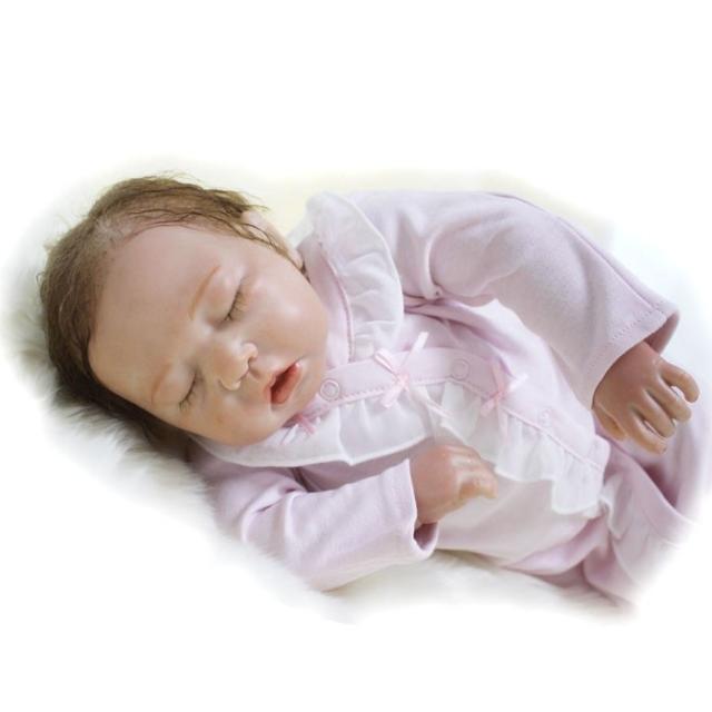 送料無料 リボーンドール リアル赤ちゃん人形 かわいいベビー人形 ハンドメイド海外ドール 衣装付き クローズアイ お口を開けておねんね 即発送可能 Carlavista Com