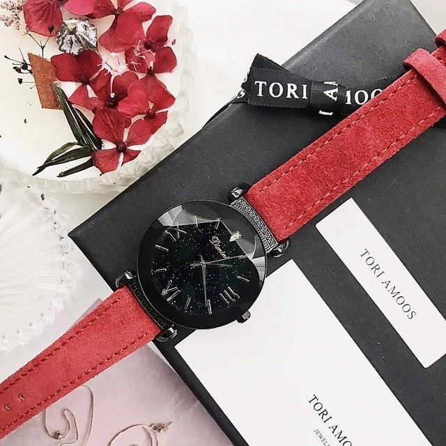 在庫一掃最安挑戦 レディースウォッチ 海外人気ブランド Dimini 星空 カラフル本革スウェードベルト クリスタル ラインストーン ブレスウォッチ 上質風合い Paradisiahotel Bj