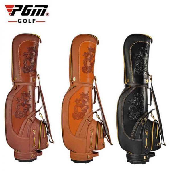 ★日本の職人技★ Pgm ゴルフバッグ ドラゴン メンズ レザー防水 ビッグカートバッグゴルフ用品D0087, ANIMAL-ROCK f9871ce6