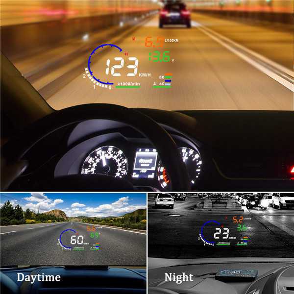 売り尽くしセール ヘッドアップディスプレイ Hud A8 Obd2 大画面 車載スピードメーター ハイブリッド車対応 時速をフロントガラスに反射 過速度 安い購入 Carlavista Com