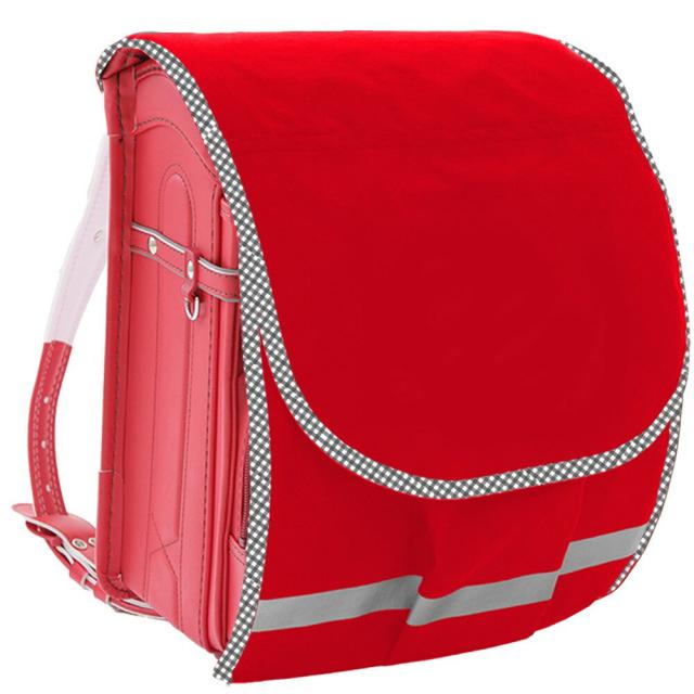 大特価アウトレット ランドセルカバー 大容量 雨 キズに強い シンプル 赤生地 黒チェックふち 日本製 売り尽くし価格 Carlavista Com