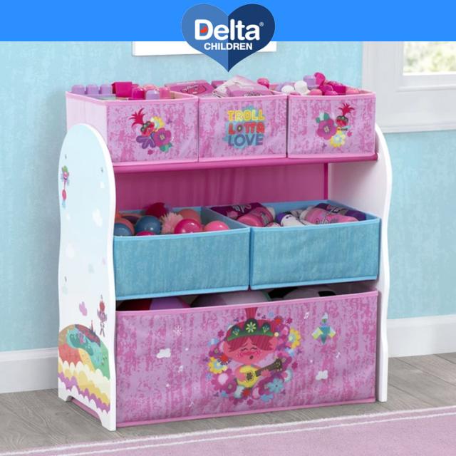 売れ筋 デルタ トロールズ ミュージック パワー マルチ おもちゃ箱 トロール 子供 収納ボックス オーガナイザー 子供部屋収納 Trolls Delta セール Arnabmobility Com