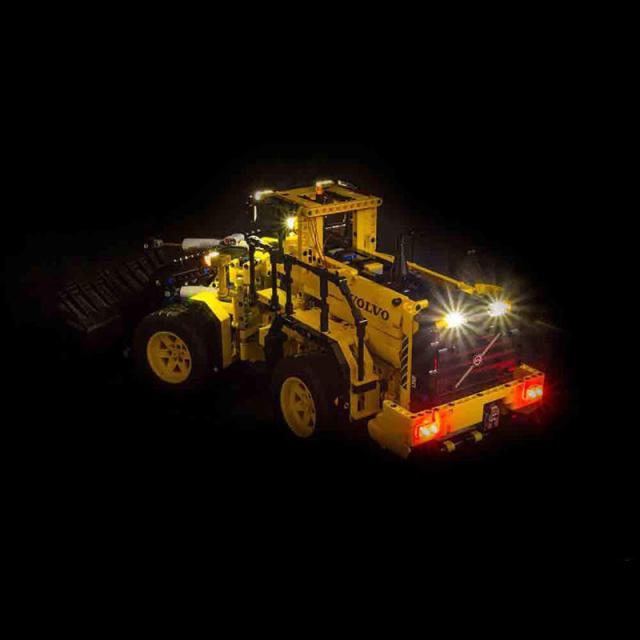 MOC LEGO レゴ ブロック テクニック 42030 互換 Volvo L350F ホイールローダー LED ライト キット カスタム
