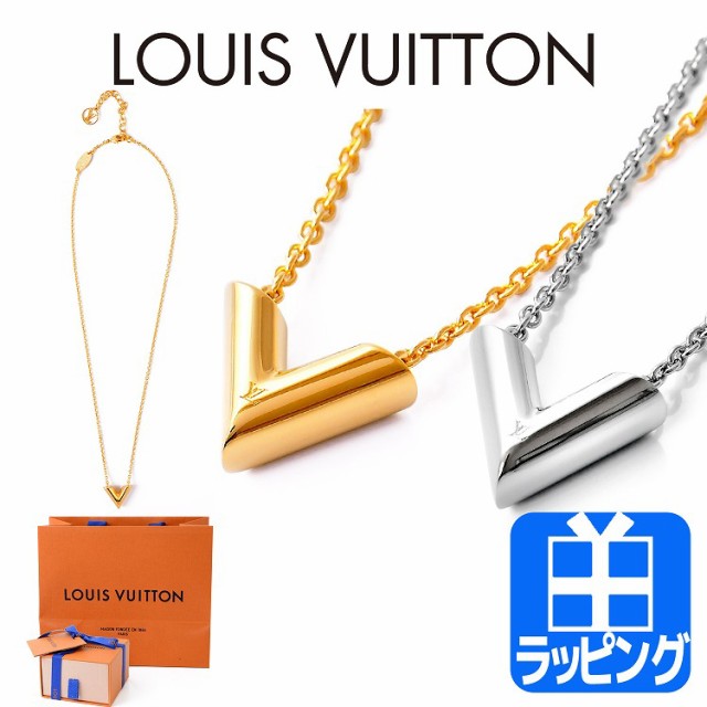 LOUIS VUITTON - ルイ・ヴィトン エセンシャルV ネックレス ゴールド