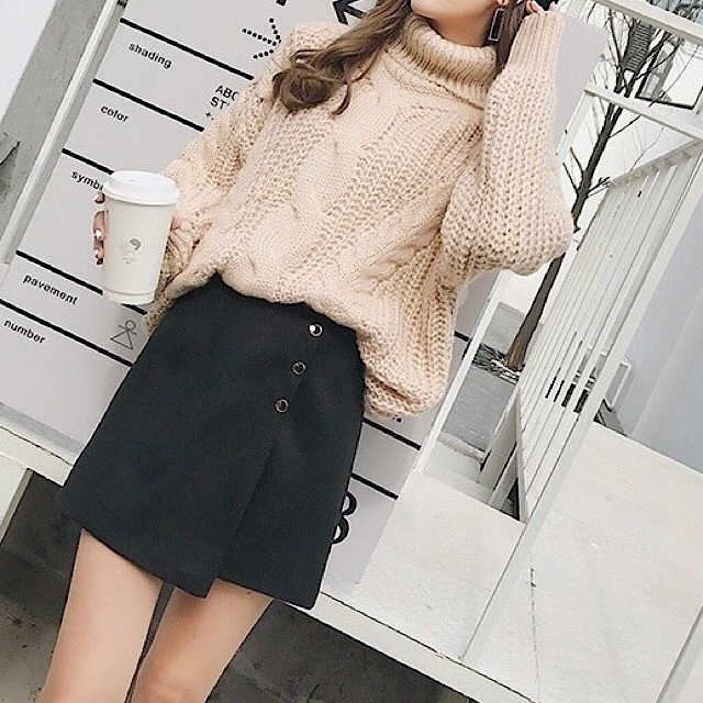 日本製 新作 おすすめ 冬物 ニットセーター タートルネック ケーブルニット カジュアル ゆったり きれいめ ざっくり デート レディース 交換無料 Carlavista Com