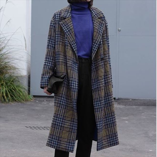 21新作モデル アウター コート ロングコート レディース チェスターコート マキシ丈 レディース ロング チェック柄 レトロ 大きいサイズ 秋冬 送料無料 Farmerscentre Com Ng
