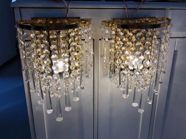 限定製作 2個セット クリスタルガラス製 シャンデリア ビーズ使用のゴージャス壁掛けシャンデリア ミニシャンデリア インテリア オシャレ 今だけ限定価格 Carlavista Com