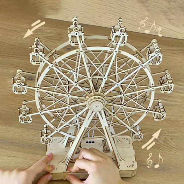 人気満点 玩具 観覧車 立体パズル 遊園地 テーマパーク Diy 木 木製 置き物 オルゴール 音楽 Music パズル アンティークデザイン レトロ 北欧 デザ 国内正規品 限定 Www Gestaoderiscopatrimonial Com Br