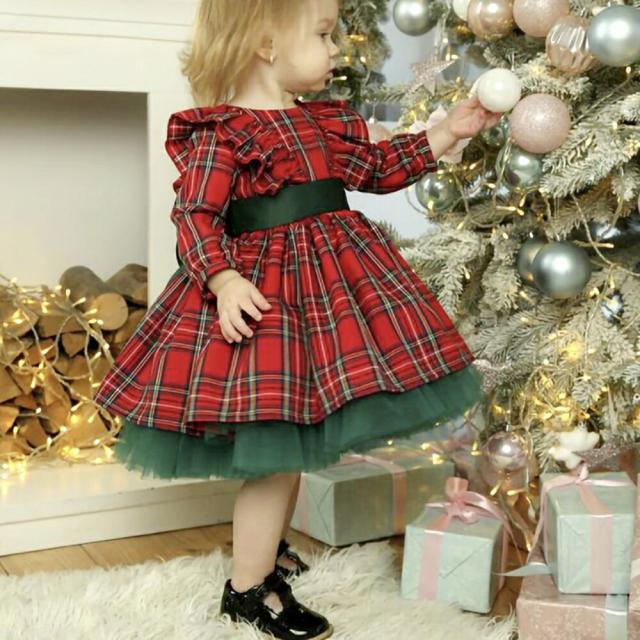 全ての クリスマス 女の子 ワンピース ドレス 3歳 4歳 チェック柄 リボン 子供ドレス ガールズ キッズ 発表会 結婚式 子供服 女の子 子供 ドレ 独創的 Www Theitgroup It
