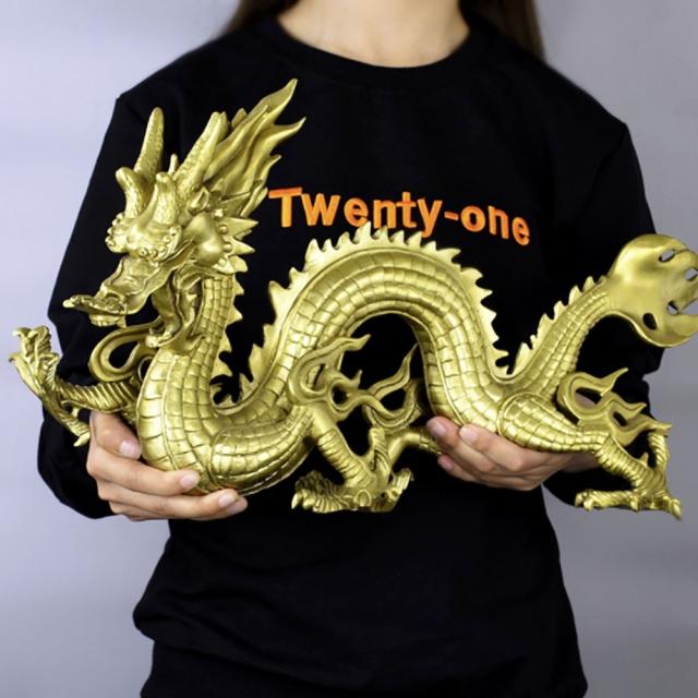 特売 置物 風水 皇帝龍 五本爪 ーver2ー 龍 竜 真鍮 ブロンズゴールド 龍の置物 ドラゴン アイテム 龍神 パワースポット 開運 金運 財産運 出 限定セール Travelstore Tn