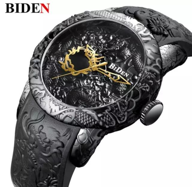 メーカー希望小売価格から30 Off Biden シードラゴン 高性能 クォーツ ウォッチ 和柄 ブラックドラゴン 昇龍オートマチック ウォッチ メンズ 腕時計 ドラゴン 爆売り Viajesturisticosdelpacifico Com