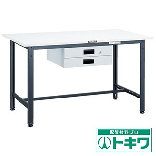 2019年新作入荷 TRUSCO AE型作業台 1800X900XH740 薄型2段引出付 AE-1809UDK2W ( 7701799 ), ギャレリア Bag&Luggage 7b146b18