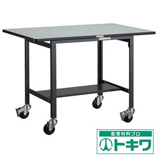 【楽ギフ_のし宛書】 TRUSCO EWR型作業台 1200X750 φ100キャスター付 EWR-1275C100 ( 3031985 ), よよぎやshop 5c8c9973