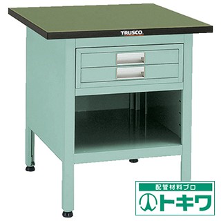 正規激安 TRUSCO OW型小型作業台 2段引出付 900X750XH740 OW-9075E ( 2424304 ), 自転車通販 IBFショップ a51b2203