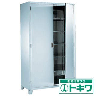 【メール便不可】 米沢 ステンレス保管庫両開タイプ NA-1100T ( 4676025 ), コクブンジマチ d50554d8