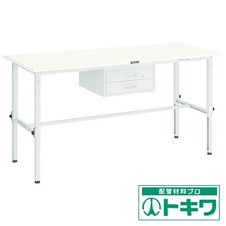 【第1位獲得!】 TRUSCO RAEM型高さ調節作業台 1800X750 2段引出付 GN色 RAEM-1800F2 ( 7758324 ), ぱいぷやさん 84ce8e13