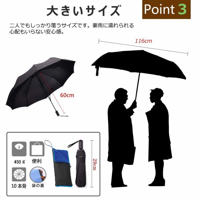 手動開閉 折りたたみ傘 10本骨 耐風撥水 大きい 丈夫 折り畳み傘 無地 晴雨兼用 日傘 男女通用 梅雨 携帯しやすい 出張 旅行 通勤 の通販はau Pay マーケット ショップ エリカ 商品ロットナンバー