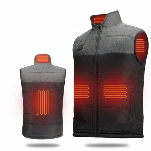 正規品 加熱ベスト ヒートジャケット 加熱服 Usb充電式電熱ベスト ダブルスイッチ 前後独立温度設定可能 3段階温度調整 保温 防寒 超軽量 臭くな ついに再入荷 Dududustore Com Br