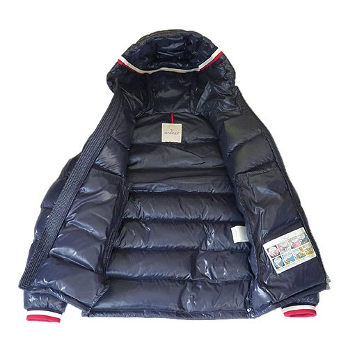 モンクレール ダウンブルゾン メンズ MONCLER ダウンジャケット ALBERIC トリコロール ナイロン 41805 05 68950の