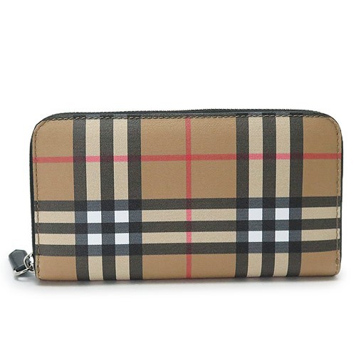 バーバリー 長財布 Burberry 財布 ヴィンテージチェック ブラック