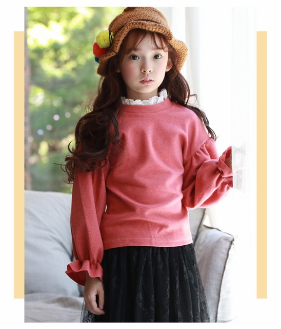 子供服 ｔシャツ トップス 女の子 長袖 韓国子供服 レース 襟 キッズ 可愛い 110 1 130 140 150 160の通販はau Pay マーケット Cutie 商品ロットナンバー