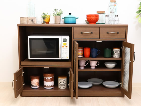 絶対一番安い 不二貿易 キッチンカウンター W1180 ミディアムブラウン 新品 Olsonesq Com