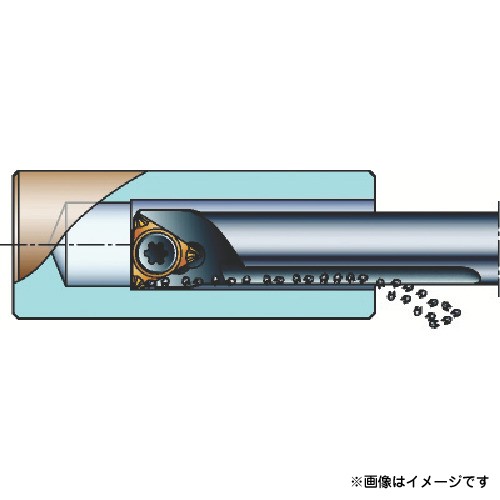 サンドビック コロターン107 ポジチップ用超硬ボーリングバイト(210