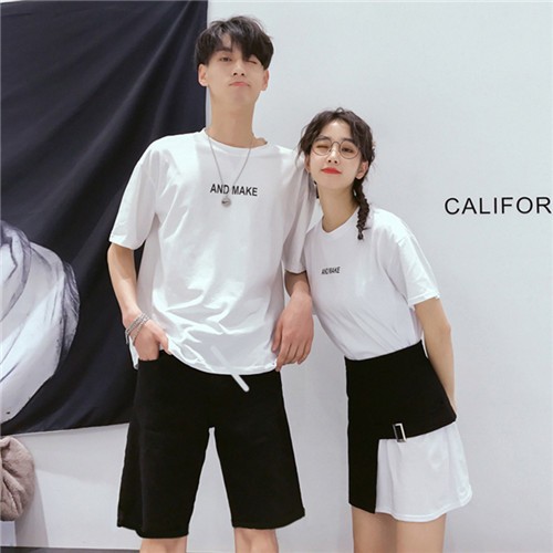 ペア カップル Tシャツ ペアルック ブランド T シャツ お揃い Tシャツ 夫婦 カップル お揃い 服 かわいい ペアルック 結婚 記念日 プレゼの通販はau Pay マーケット Gt Smile 商品ロットナンバー