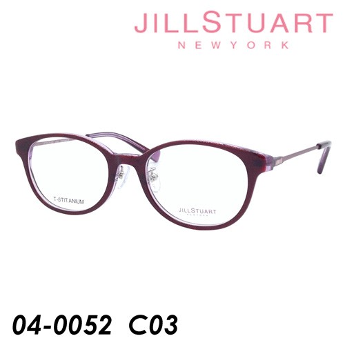 最新モデルが入荷 Jill Stuart ジルスチュアート 子供用メガネ 04 0052 Col 03 ワイン ピンク 47mm Titanium キッズ スプリングフェア Plazalasamericasatl Com