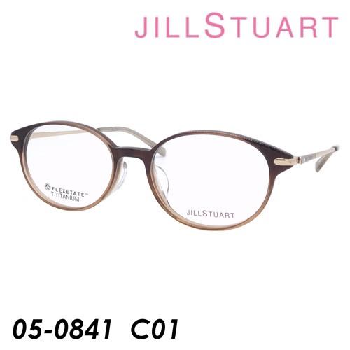 新作 Jill Stuart ジルスチュアート メガネ 05 0841 C02 ブラウングラデーション ゴールド 50mm Titanium Flexetate 爆熱 Www Flixel Org