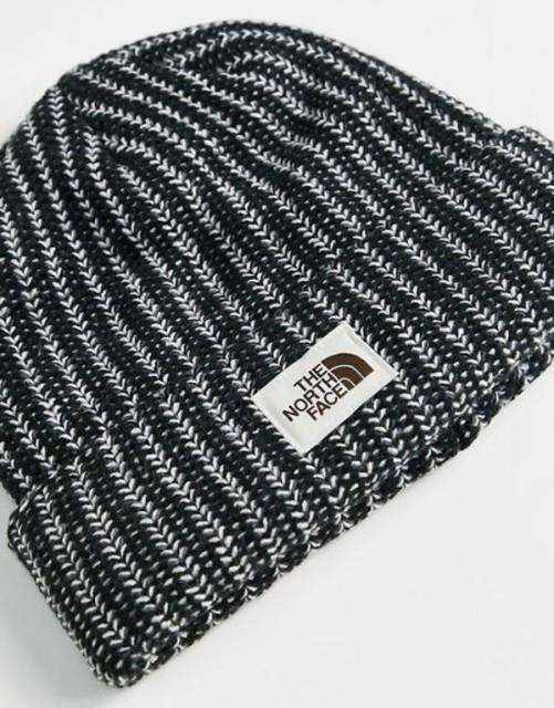 ノースフェイス レディース 帽子 アクセサリー The North Face Salty Bae beanie in black Blackの