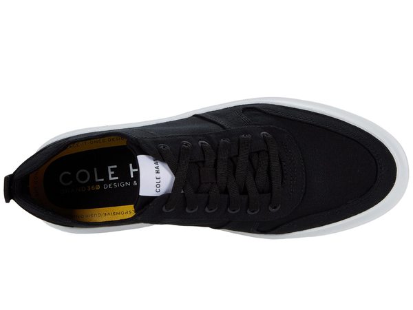 限定品定番 コールハーン Grandpro Rally Canvas Court Sneaker Black Canvas Opの通販は