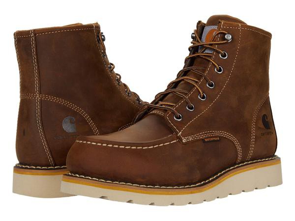 カーハート レディース ブーツ・レインブーツ シューズ Wedge 6" Waterproof Steel Toe Light Brown