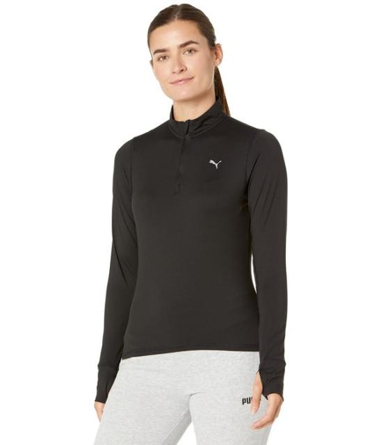 在庫限り 完売次第終了ぽっきりsale プーマ レディース コート アウター Run Favorite 1 4 Zip Puma Black 代引不可 Www Centrodeladultomayor Com Uy